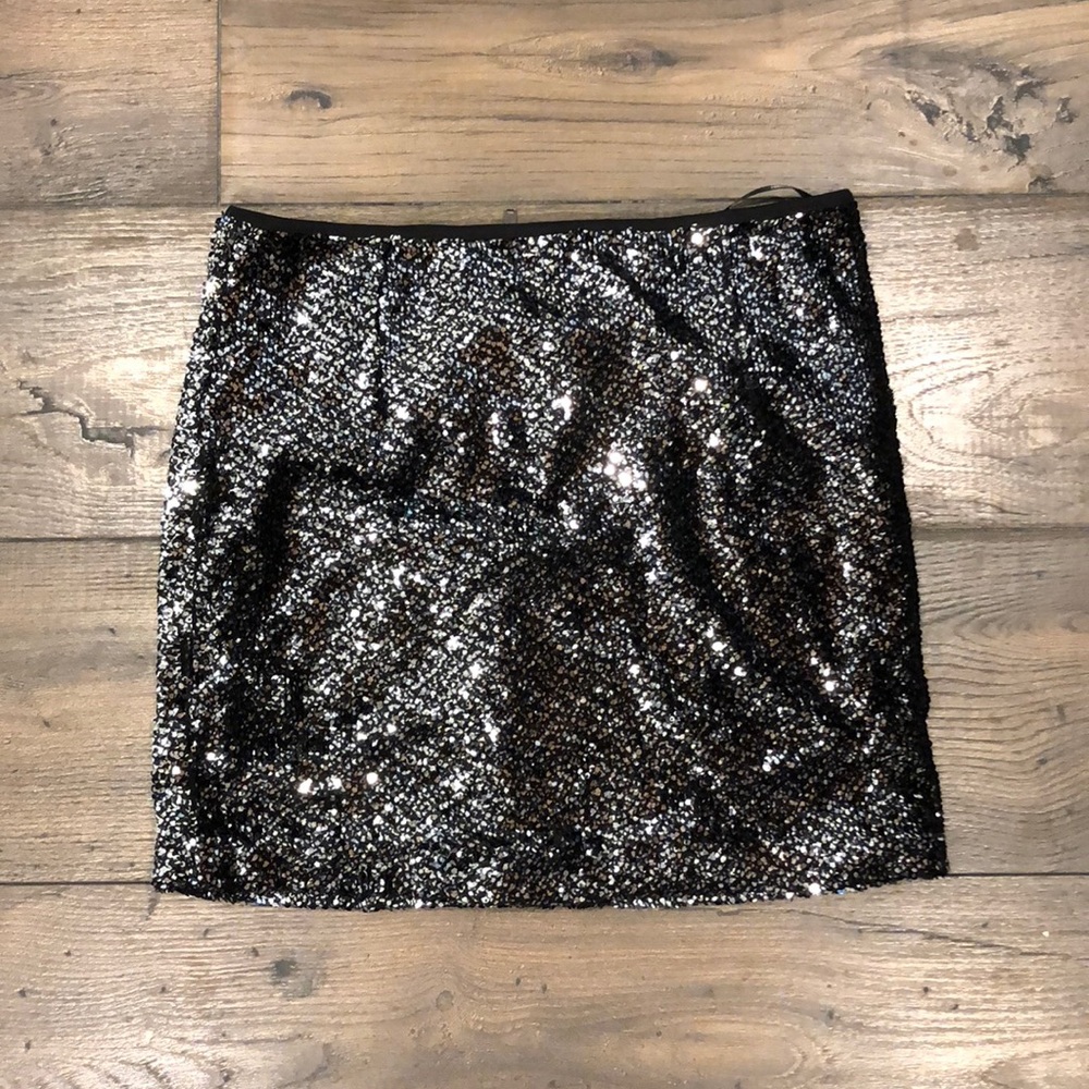 Sequin Mini Skirt - image 1